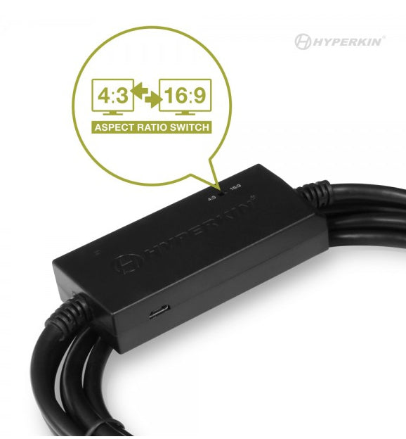 Hyperkin HDTV Expansion port adapter cable for Turbografx 16 - PC Engine, Core Grafx or Super Grafx