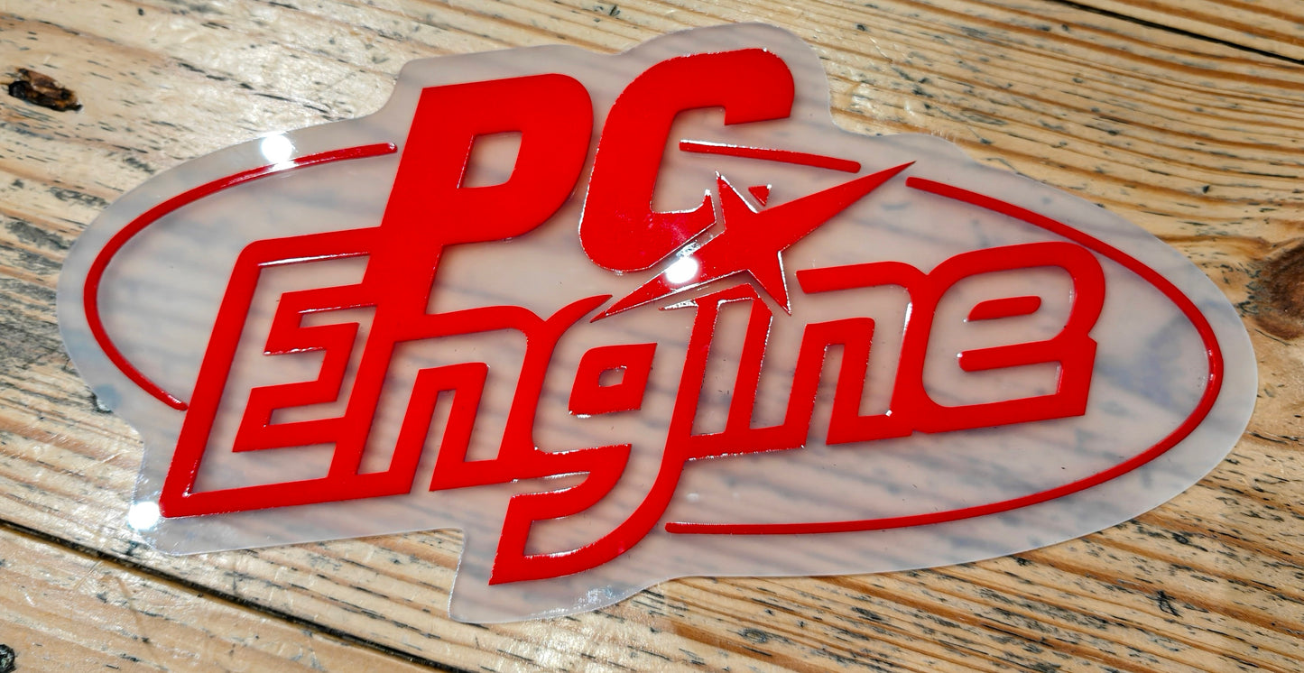 Acrylic PC Engine sign