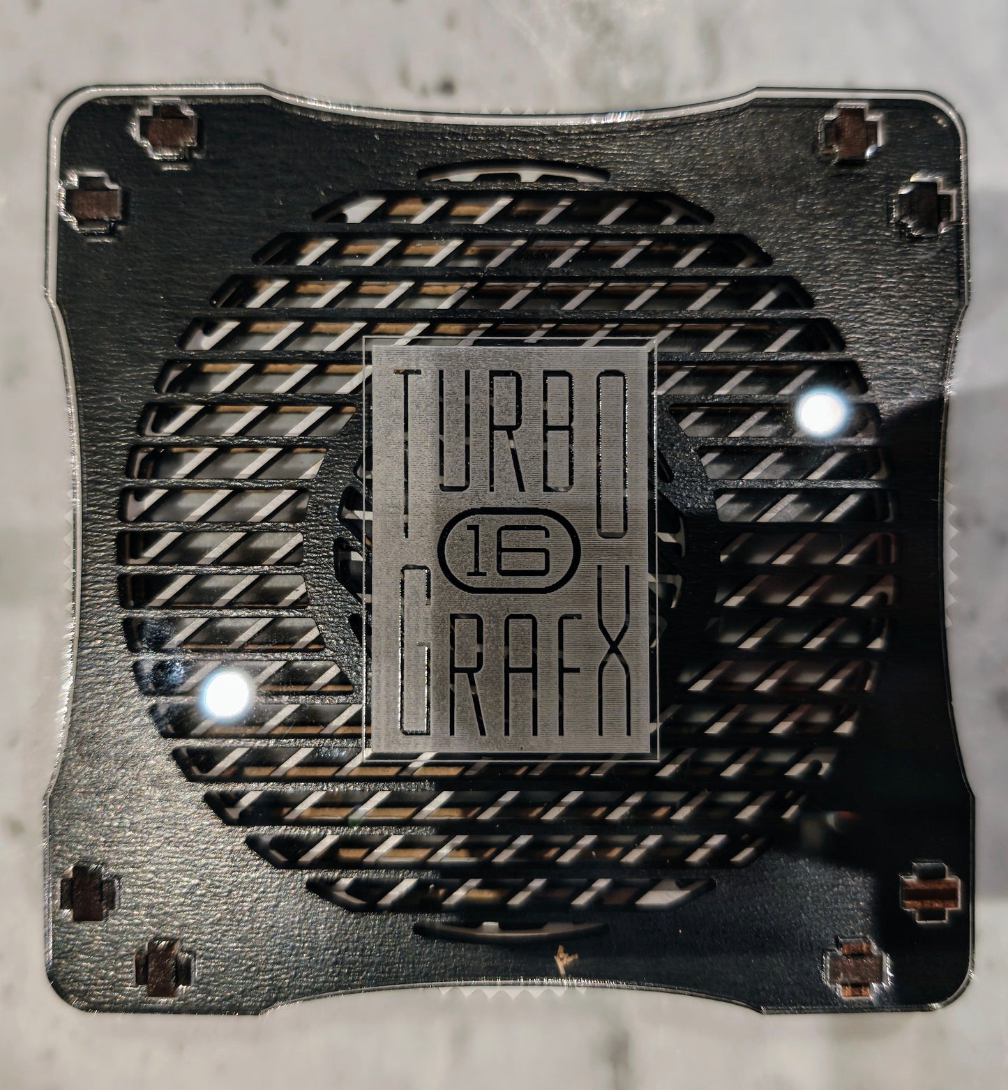 Custom PCE or TG16 kinetic drink coaster