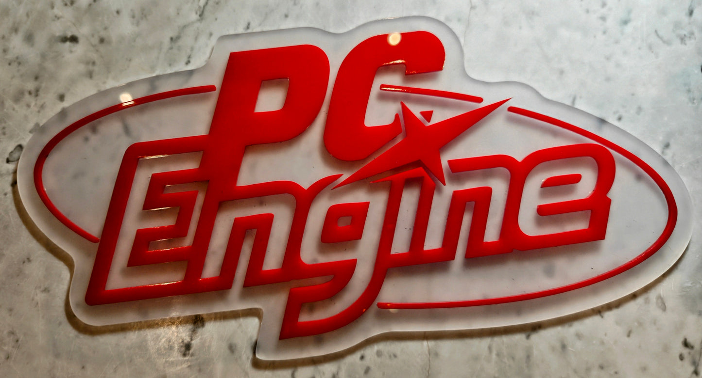 Acrylic PC Engine sign