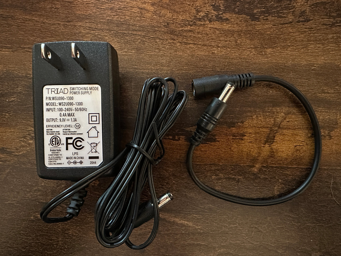 Turbografx-16 and PC Engine Triad power adapter and polarity reverser